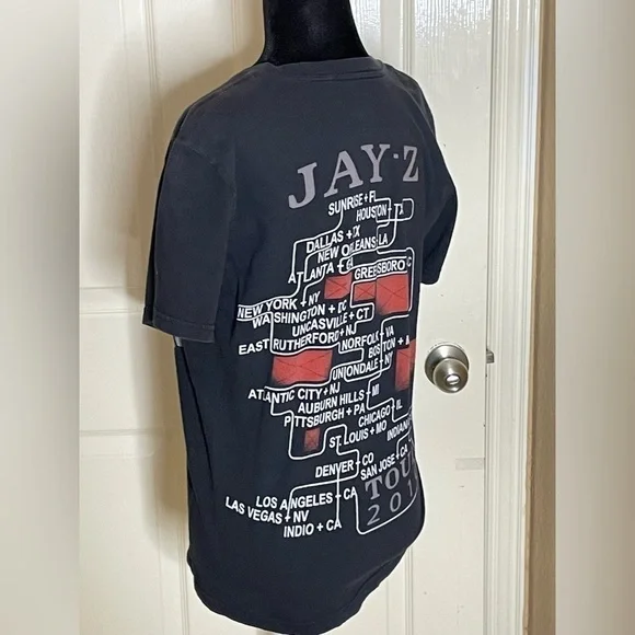 Official Jay Z 2009 Tultex Tour T Shirt Sz Small​​​​​​​​​​​​ - Picture 8 of 11